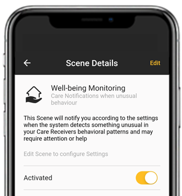Anyware Care - Well Being Monitoring Scene